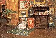 In the Studio William Merritt Chase